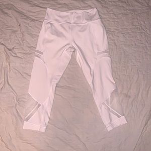 White lulu leggings